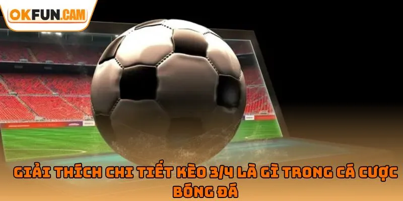 Giải thích chi tiết kèo 3/4 là gì trong cá cược bóng đá